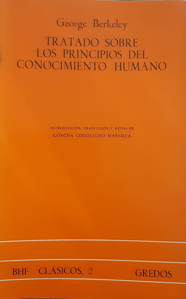 Tratado Sobre Los Principios del Conocimiento Humano