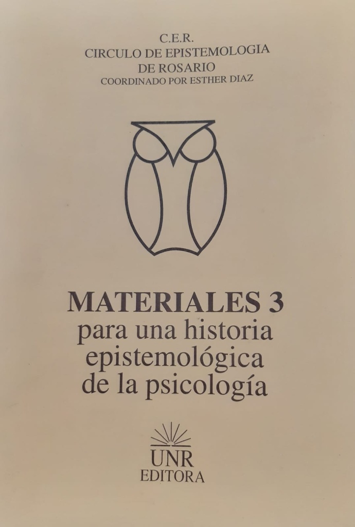 Materiales 3. Para una Historia Epistemológica de la Psicología