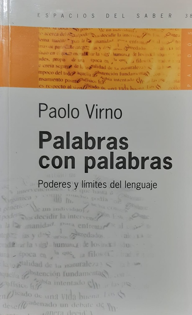 Palabras con Palabras. Poderes y límites del lenguaje