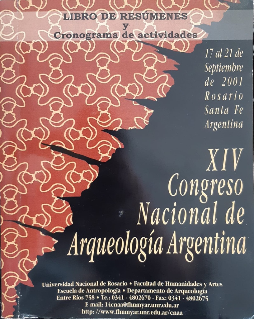 XIV Congreso Nacional de Arqueología Argentina