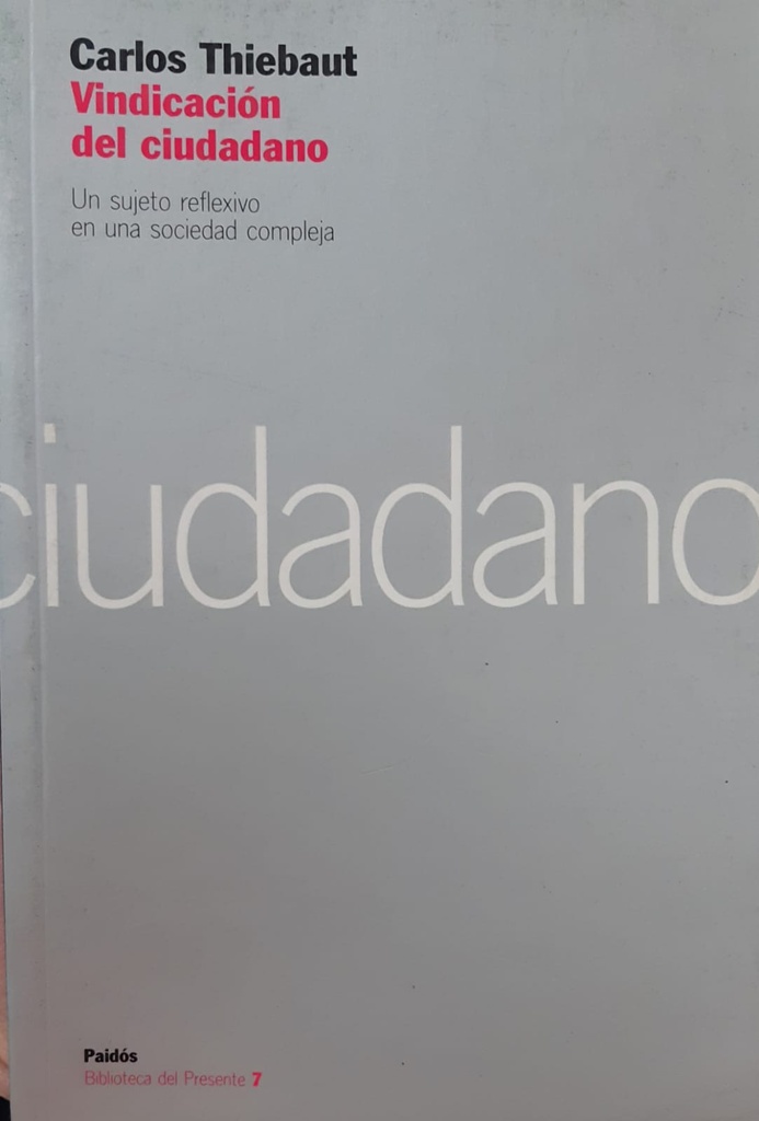 Vindicación del Ciudadano