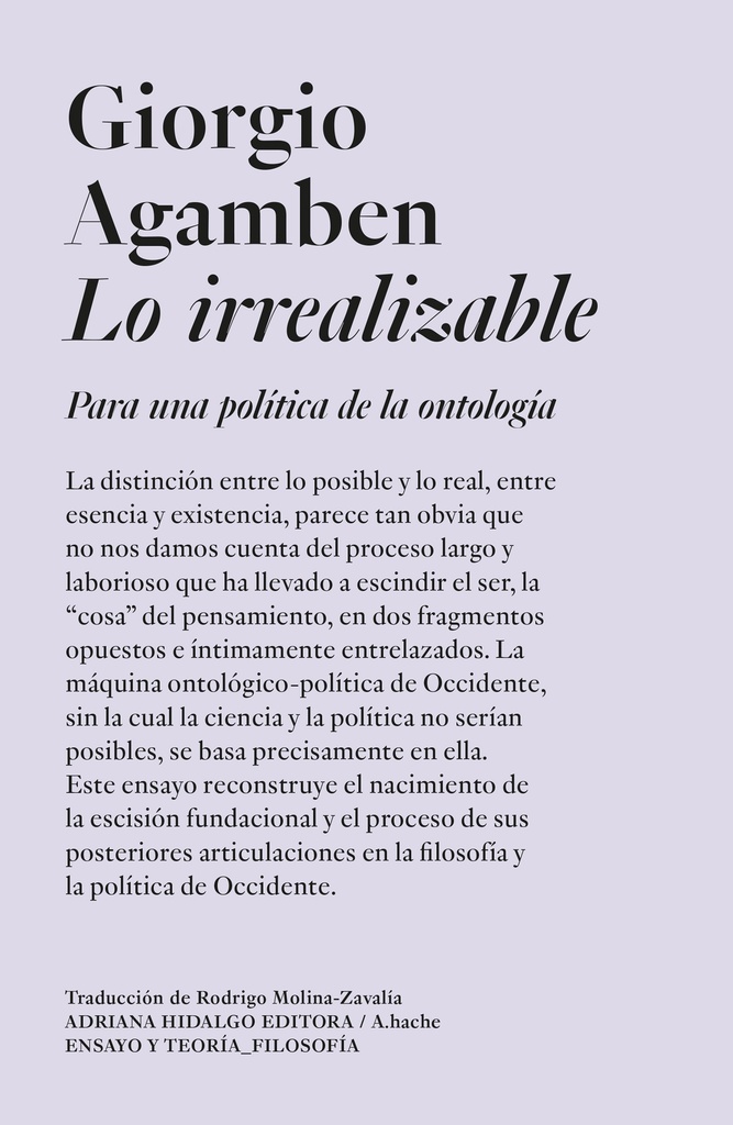 LO IRREALIZABLE