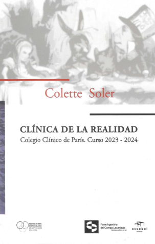 Clínica de la realidad. Colegio Clínico de París. Curso 2023-2024