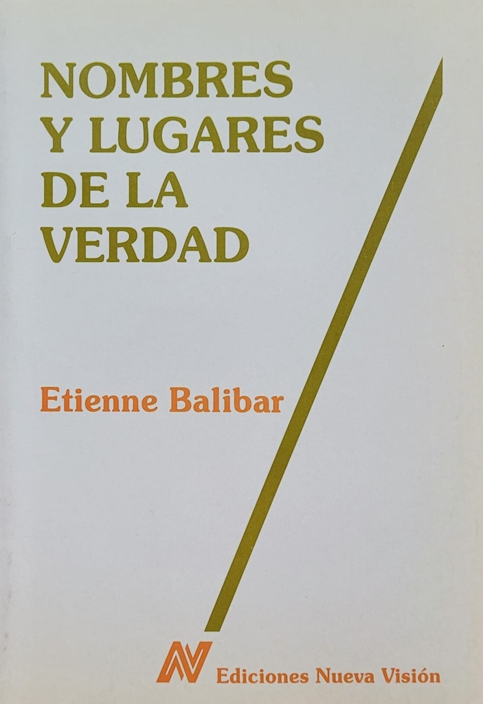 Nombres Y Lugares De La Verdad