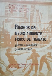 Riesgos Del Medio Ambiente Físico De Trabajo. ¿Perder la salud para ganarse la vida?