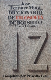 Diccionario De Filosofía De Bolsillo. I-Z