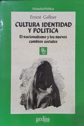 Cultura Identidad Y Política