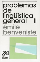 PROBLEMAS DE LINGÜÍSTICA GENERAL. VOL 2