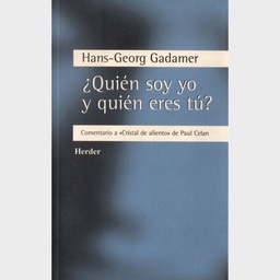 ¿Quién soy yo y quién eres tú?