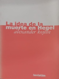 La Idea De La Muerte En Hegel