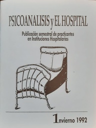 Psicoanalisis y el Hospital N°1