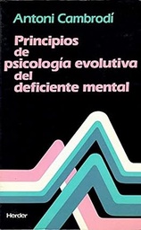 Principios De Psicología Evolutiva Del Deficiente Mental