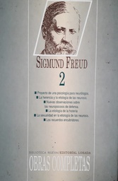 Sigmund Freud. Obras Completas 2