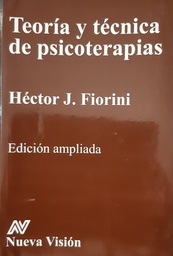 Teoria Y Tecnica De Psicoterapias