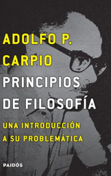Principios de filosofía. Una introducción a su problemática