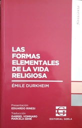 Las Formas Elementales De La Vida Religiosa