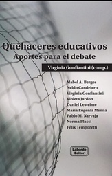 Quehaceres educativos. Aportes para el debate