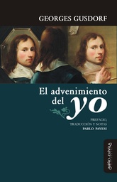 El Advenimiento Del Yo