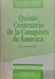 Quinto Centenario De La Conquista de America. Guía Bibliográfica