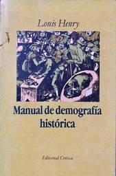 Manual De Demografia Historica